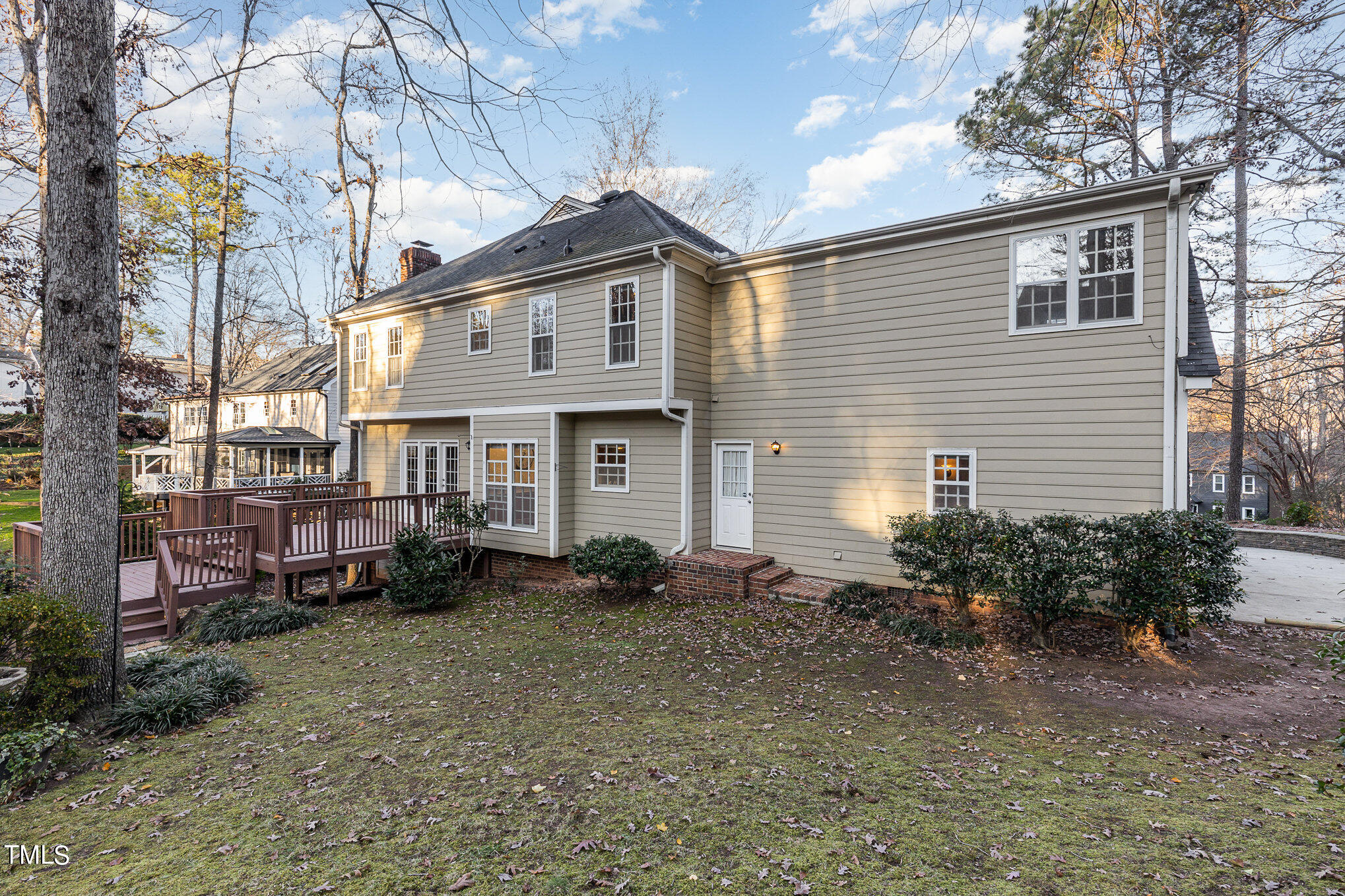 7905 Farnham Court Raleigh, NC 27615 - Photo 28 of 28 a view of a house with a yard and plants