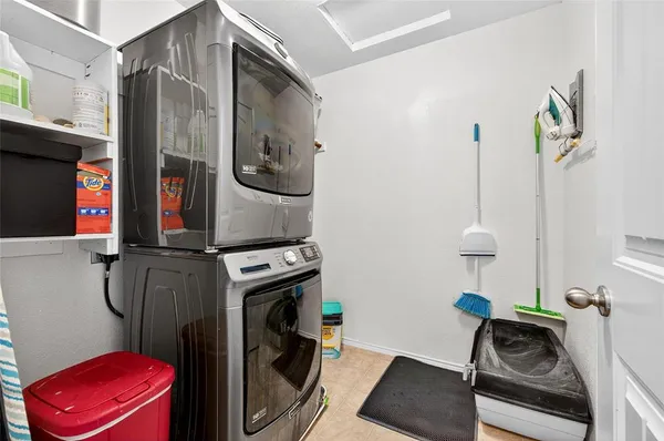 a room with storage and utility