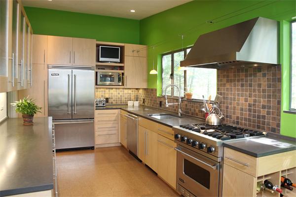11 Dewey Road Lexington, MA 02420 - Photo 5 of 9 a kitchen with a stove and a microwave