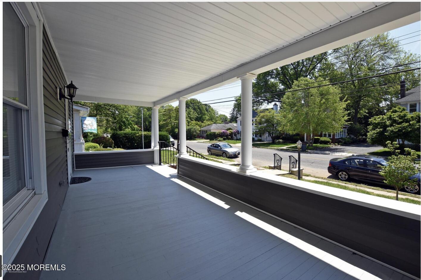 90 Pinckney Road, Unit B Red Bank, NJ 07701 - Photo 2 of 16 a view of a porch with furniture and garden