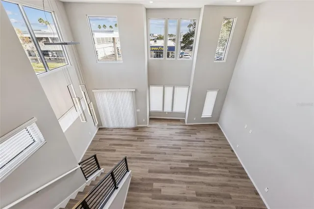 a view of a walk in closet