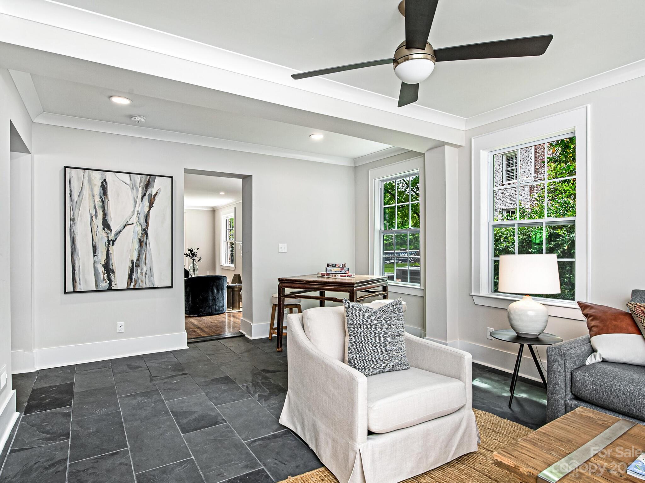 1815 Harris Road Charlotte, NC 28211 - Photo 12 of 32 a living room with furniture and a large window