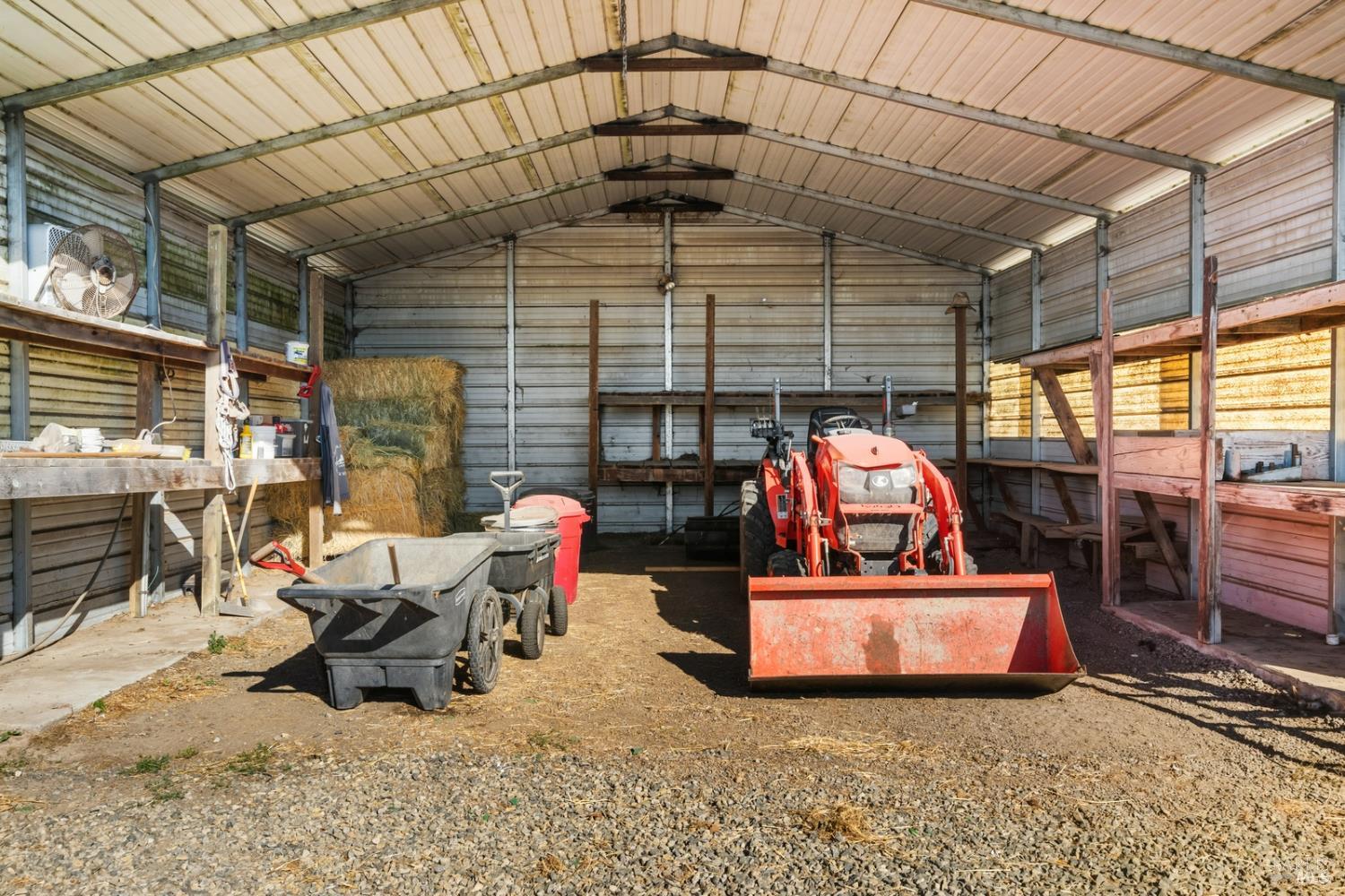 5111 Todd Road Sebastopol, CA 95472 - Photo 29 of 63 Hay and equipment storage