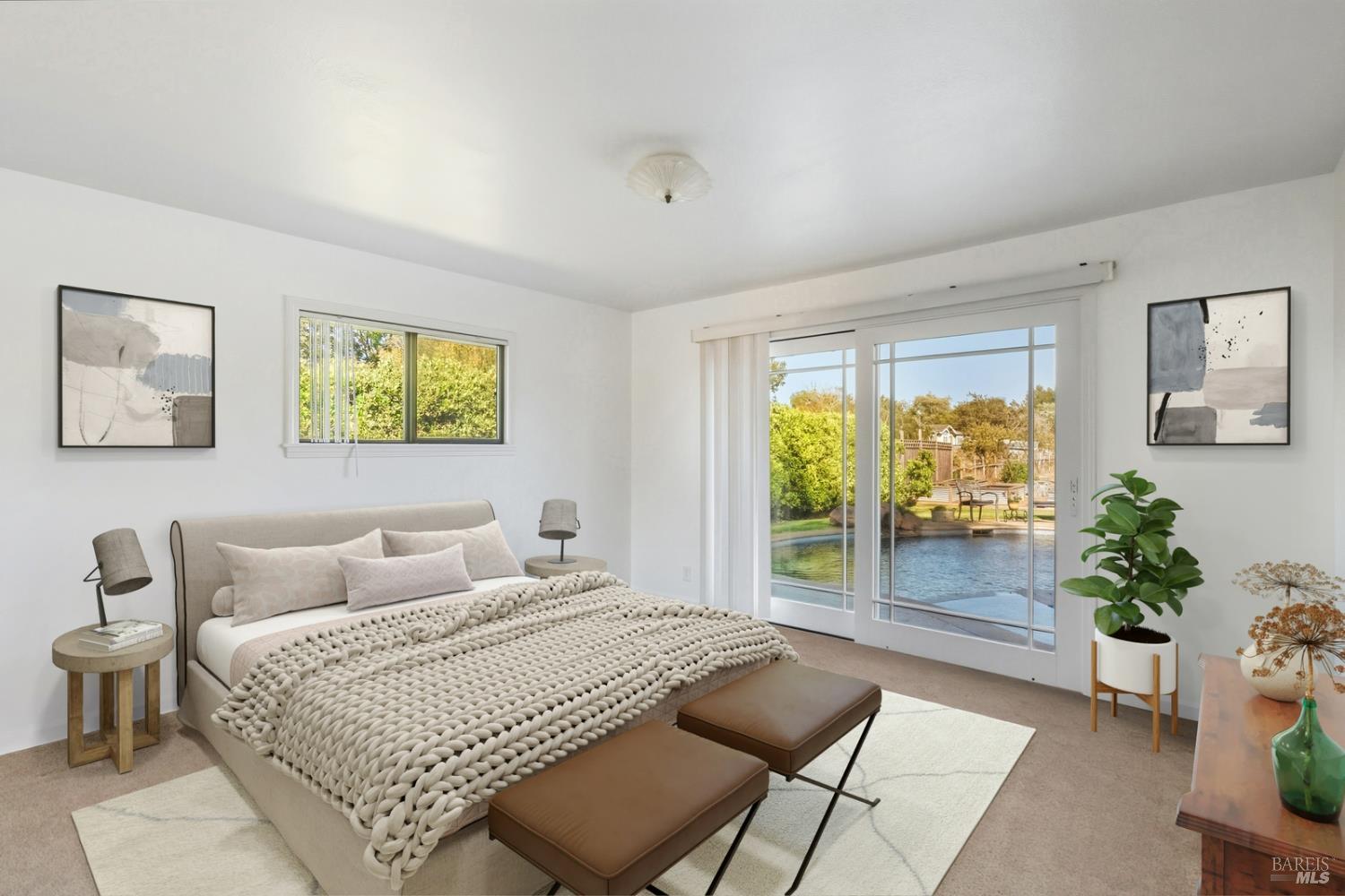 5111 Todd Road Sebastopol, CA 95472 - Photo 3 of 63 Virtual staged primary bedroom