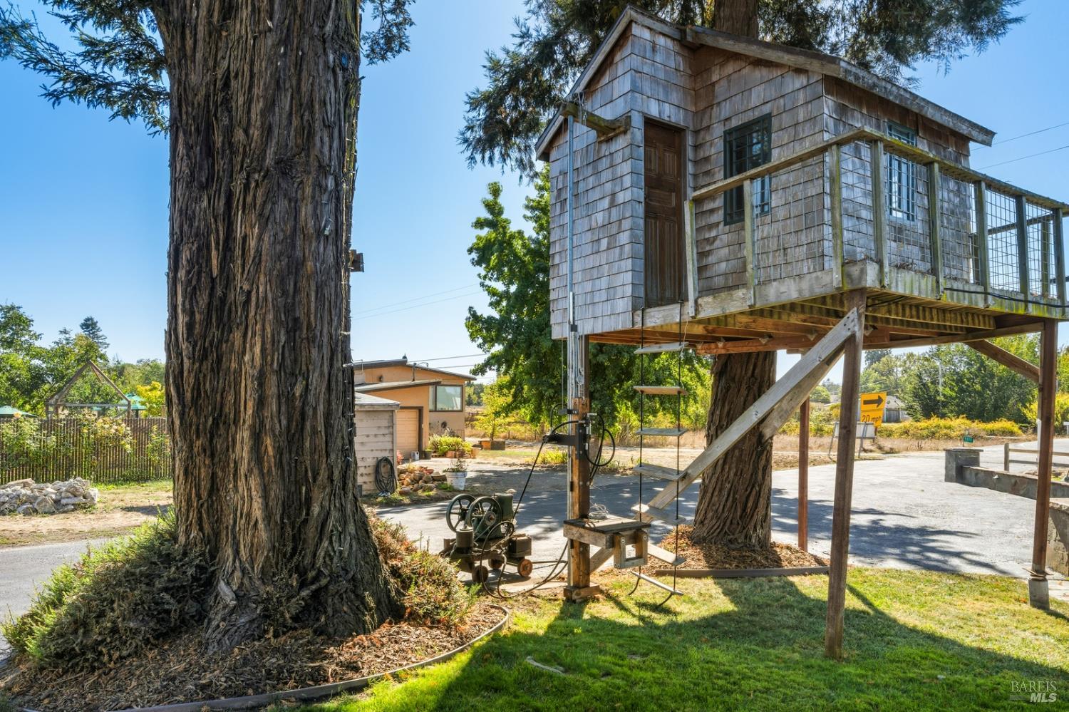 5111 Todd Road Sebastopol, CA 95472 - Photo 33 of 63 Tree house with lift