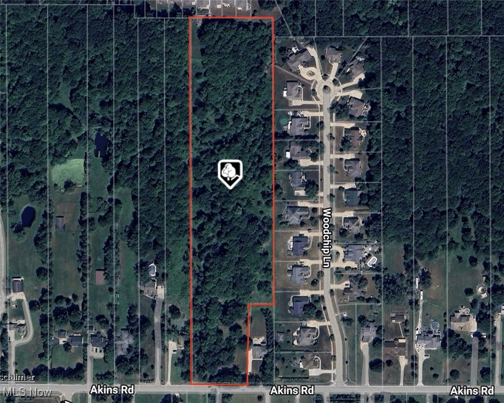 2022 Akins Road Broadview Heights, OH 44147 - Photo 23 of 23 Red lines are for illustration purposes only and do not represent legal property lines. Consult county records for exact legal description.