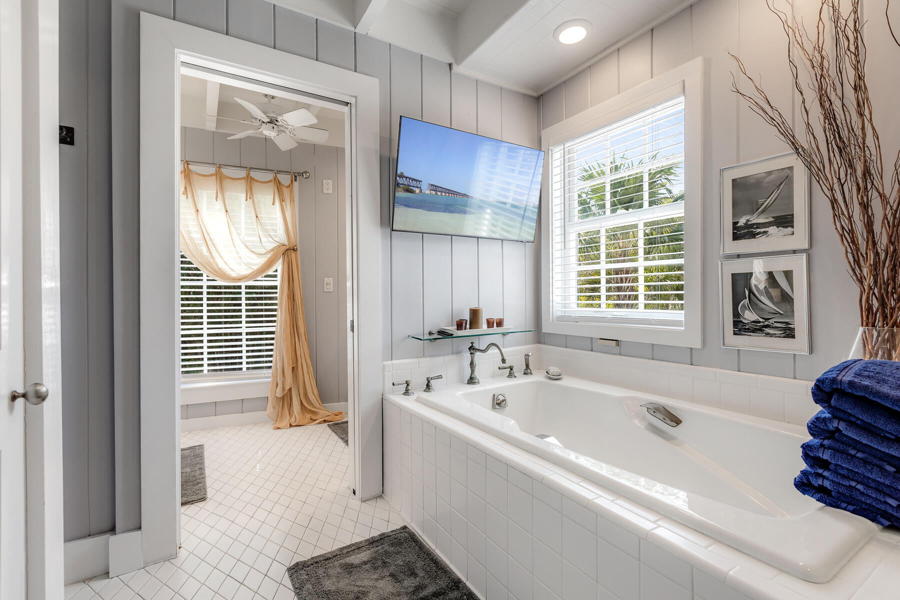 906 Johnson Street Key West, FL 33040 - Photo 36 of 65 a bathroom with a bathtub and a shower