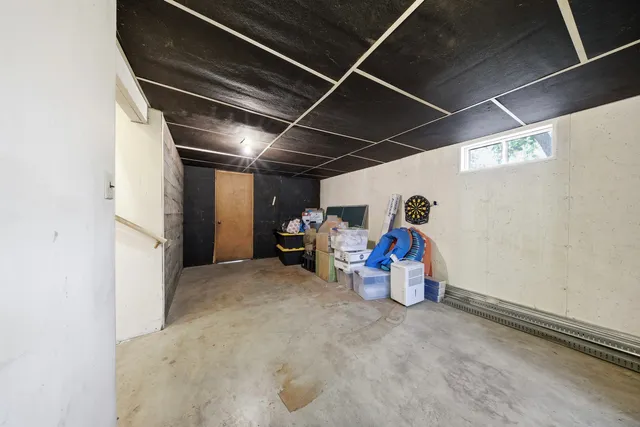 a view of storage and utility room