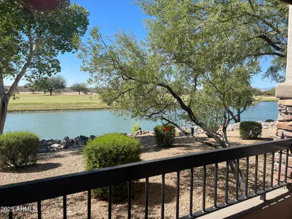 a view of a street from a balcony