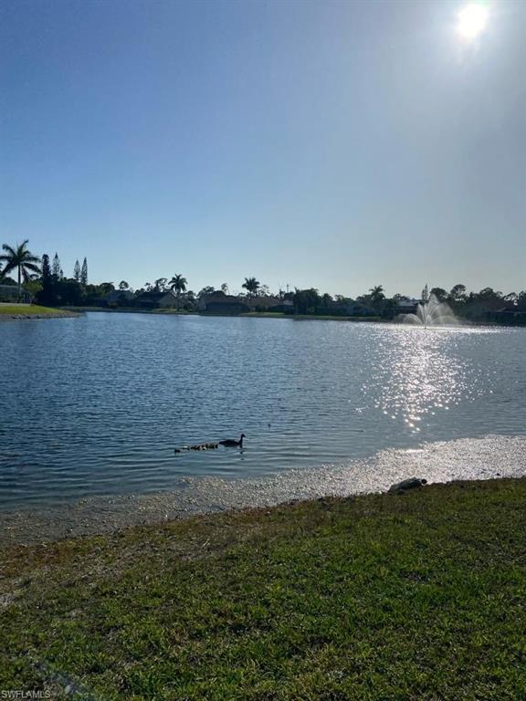 776 Landover Circle, Unit 102 Naples, FL 34104 - Photo 22 of 24 a view of a lake view with houses in back