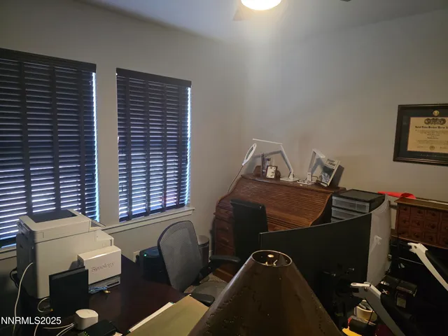 a room with furniture and window