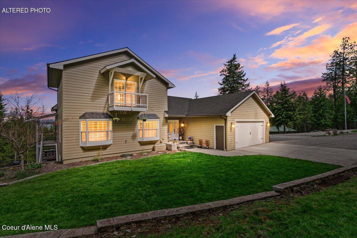 4177 East Eagles Mere Road Harrison, ID 83833 - Photo 4 of 100 02-Twilight Front of Home