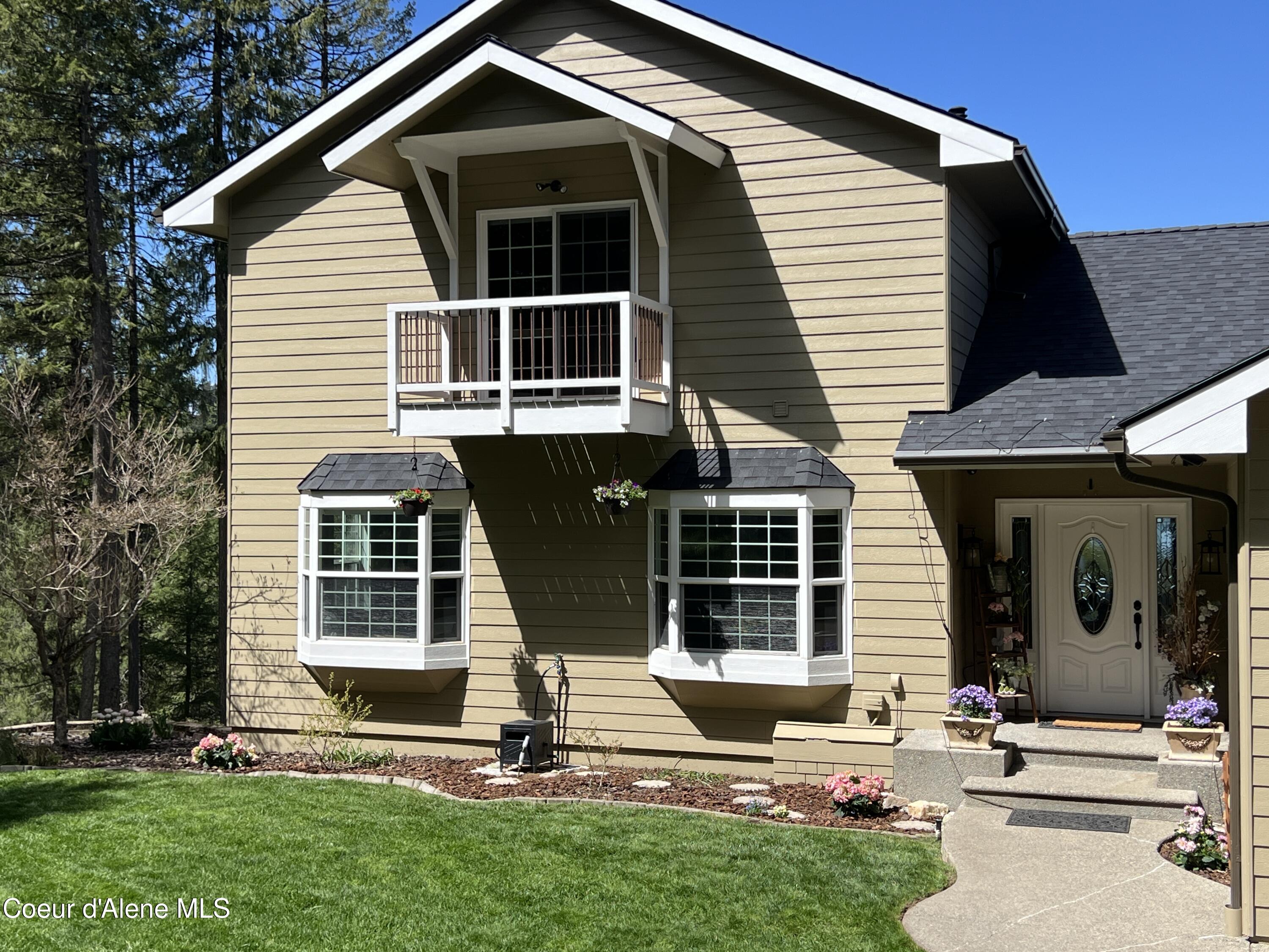 4177 East Eagles Mere Road Harrison, ID 83833 - Photo 70 of 100 master bedroom Balcony