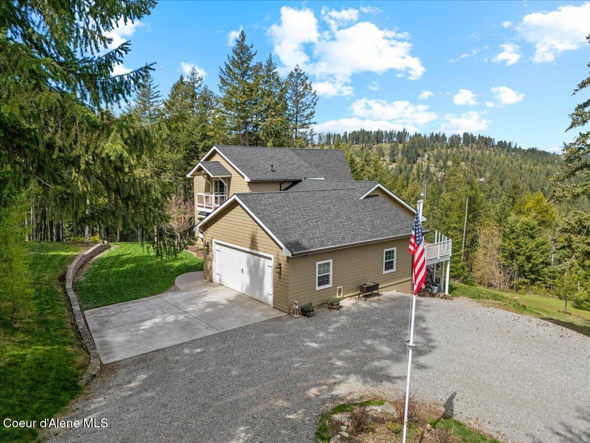 4177 East Eagles Mere Road Harrison, ID 83833 - Photo 71 of 100 10-Aerial Front of Home