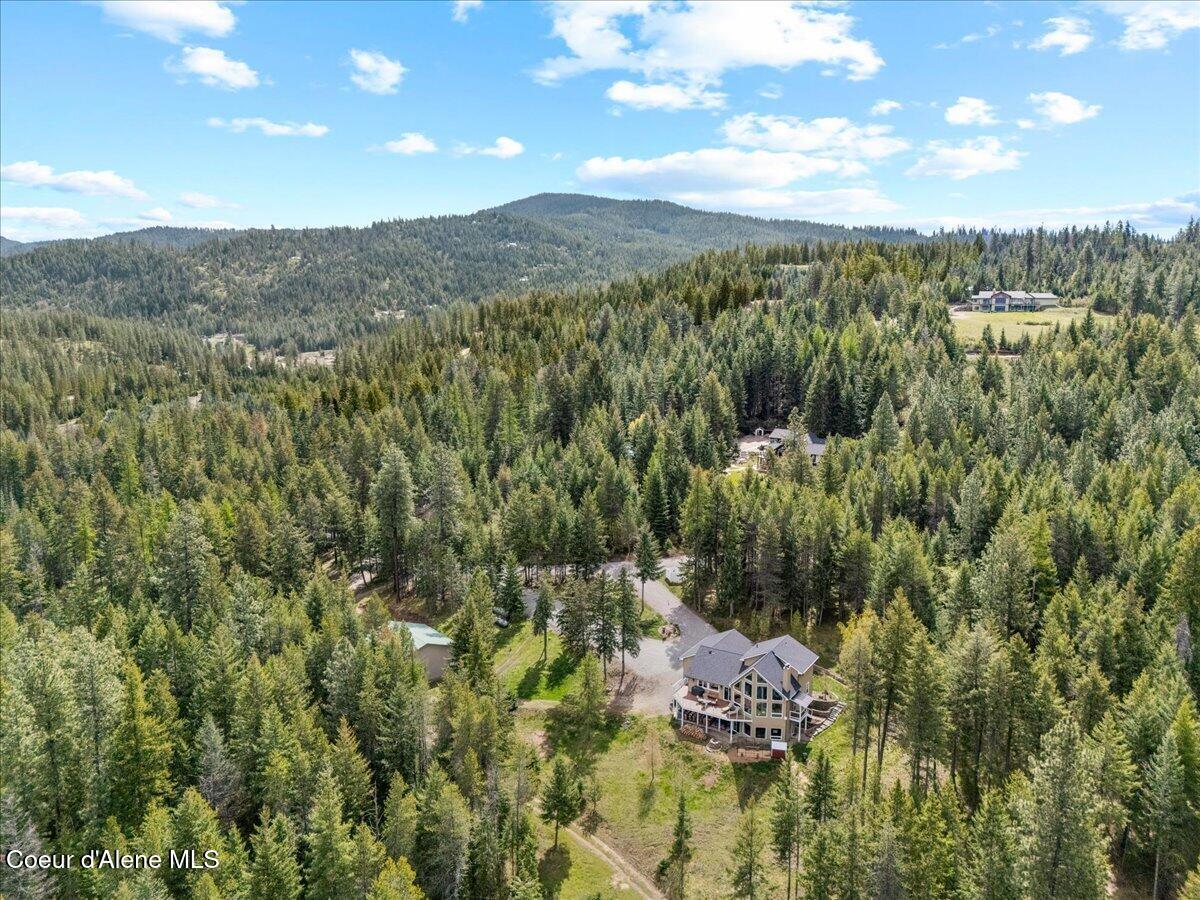 4177 East Eagles Mere Road Harrison, ID 83833 - Photo 77 of 100 71-Aerial Back of Home