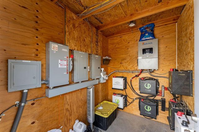 a view of storage and utility room