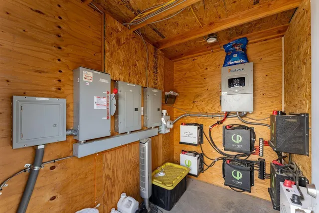 a view of storage and utility room