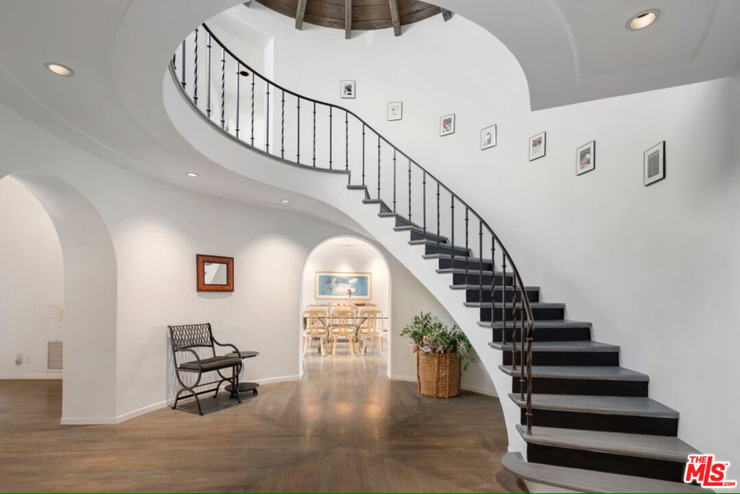 710 Walden Drive Beverly Hills, CA 90210 - Photo 5 of 20 a view of entryway and hall with wooden floor