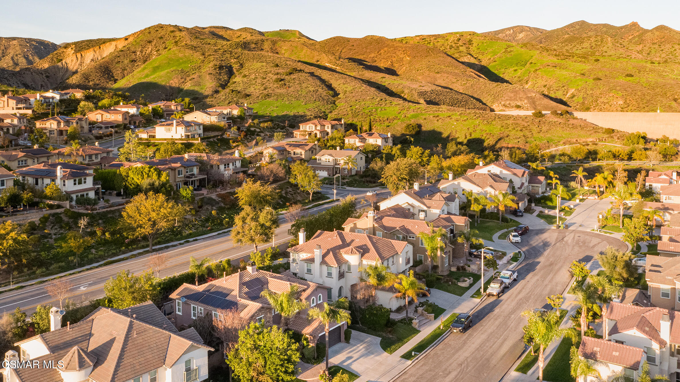 5019 Corral Street Simi Valley, CA 93063 - Photo 44 of 50 an aerial view of residential houses with outdoor space