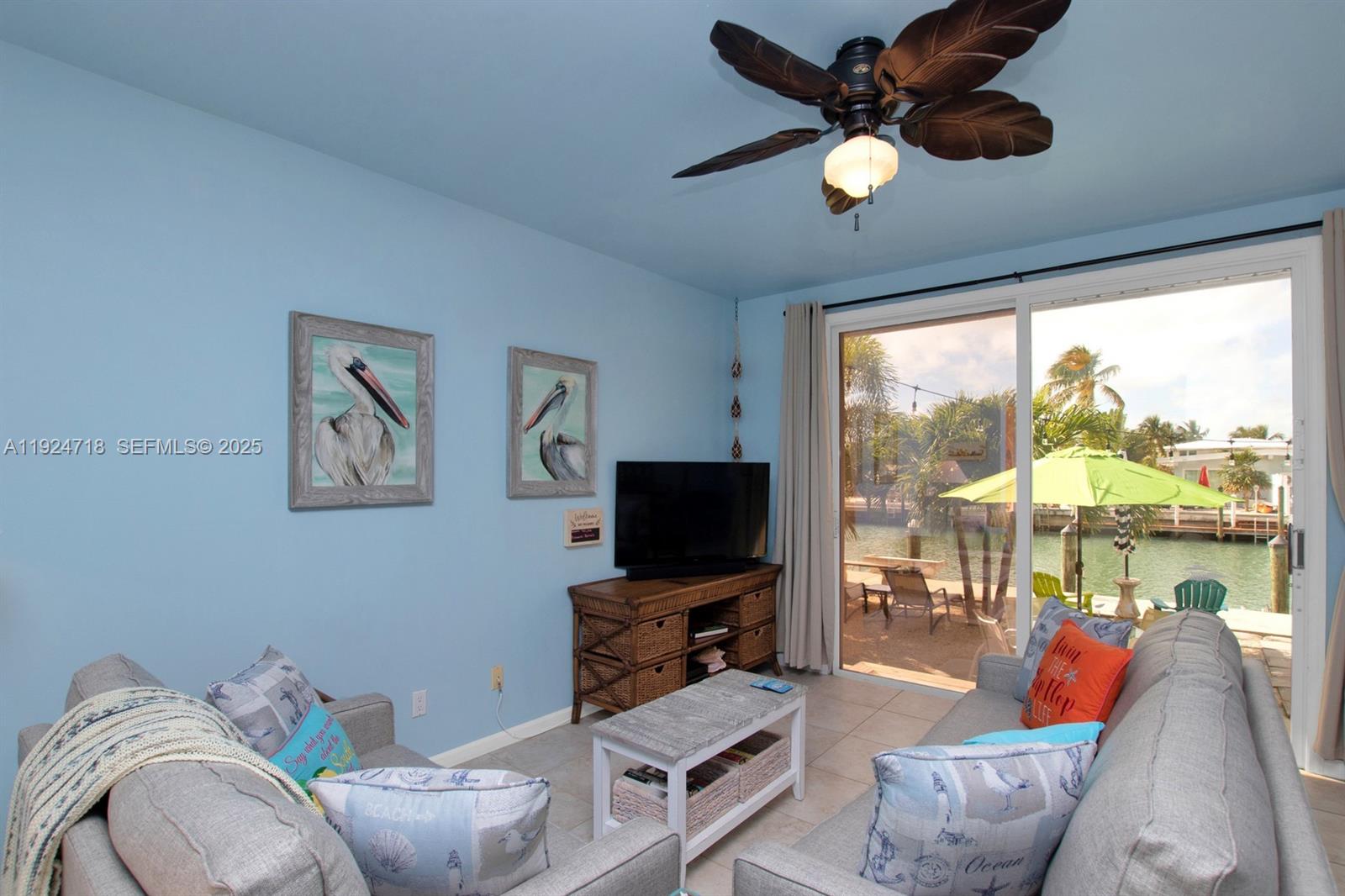 461 3rd Street Key Colony Beach, FL 33051 - Photo 10 of 79 a living room with furniture and a flat screen tv