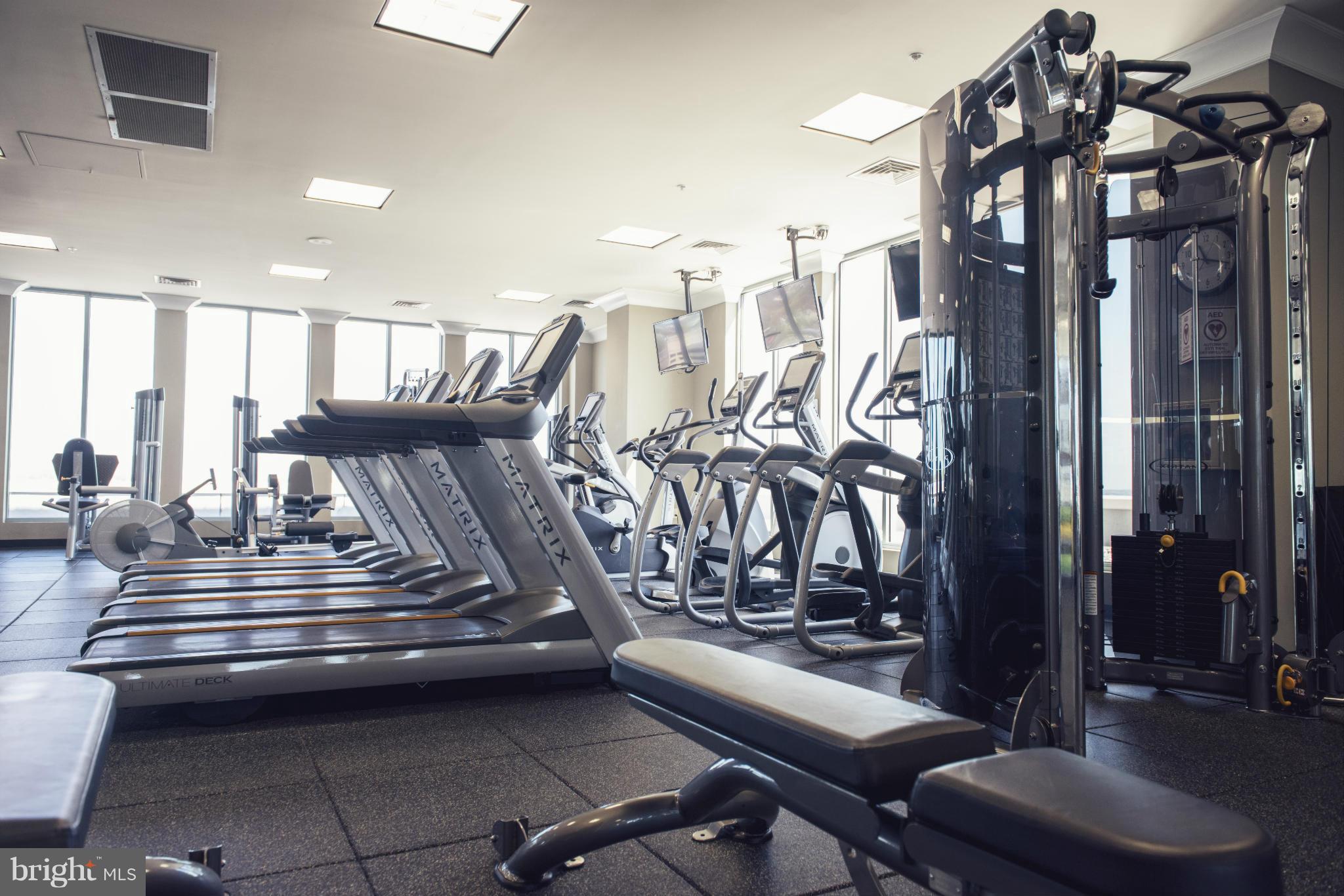 851 North Glebe Road, Unit 501 Arlington, VA 22203 - Photo 23 of 30 a view of a room with gym equipment