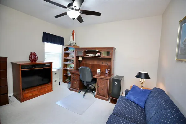 an aerial view of residential house with outdoor space