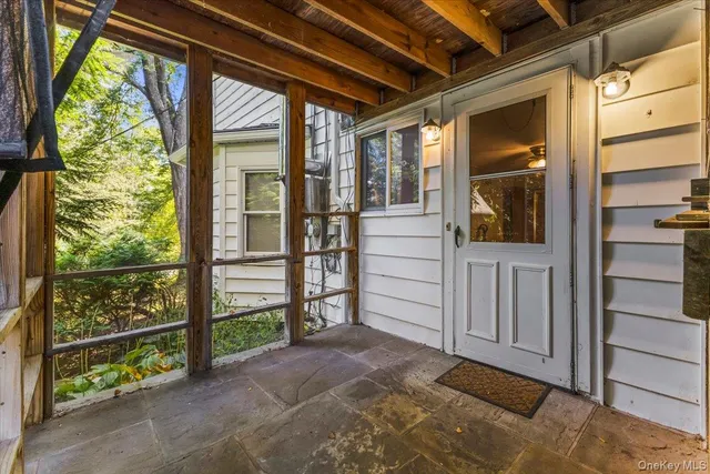 a view of front door