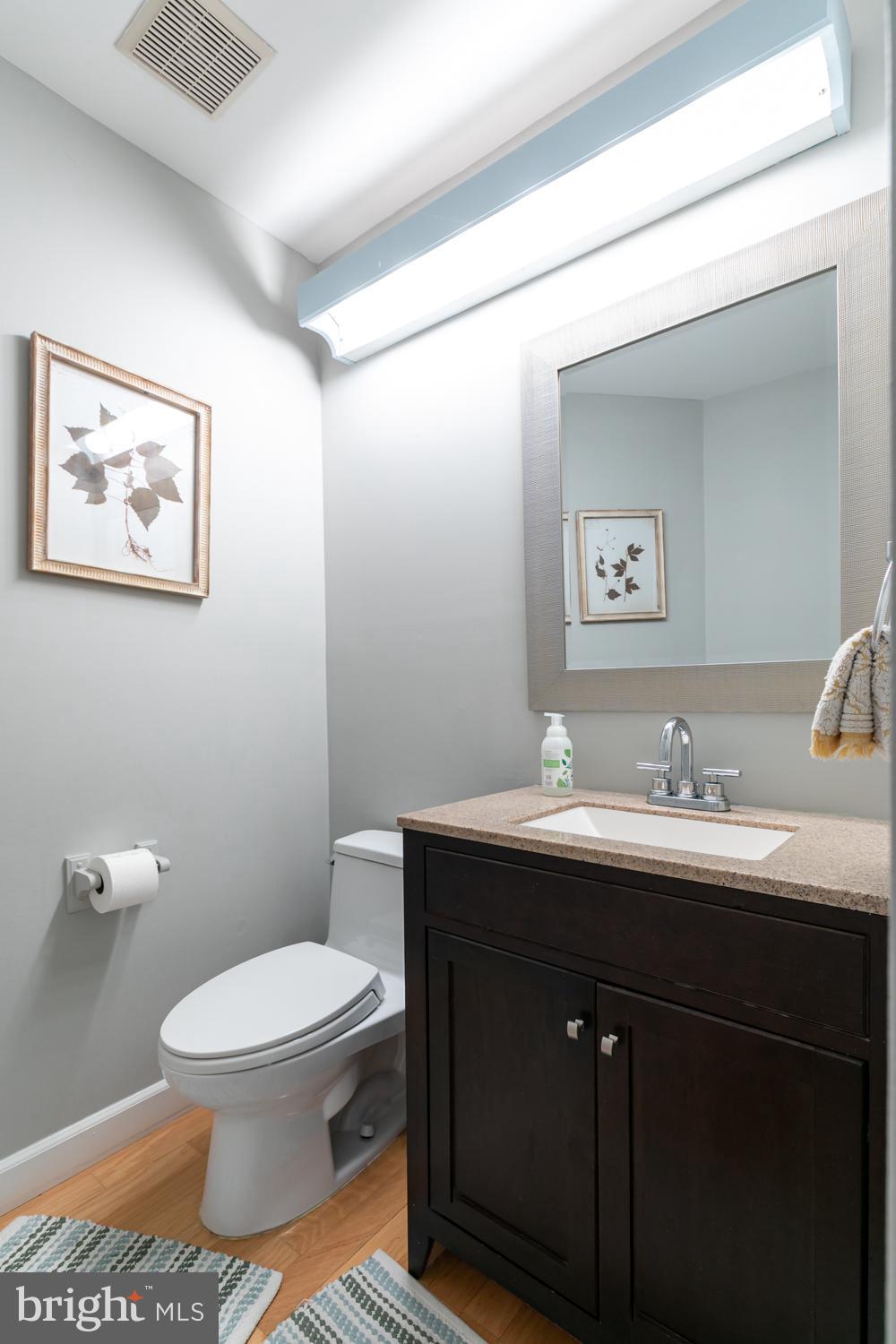 11603 Deer Forest Road Reston, VA 20194 - Photo 15 of 38 a bathroom with a toilet a sink and mirror