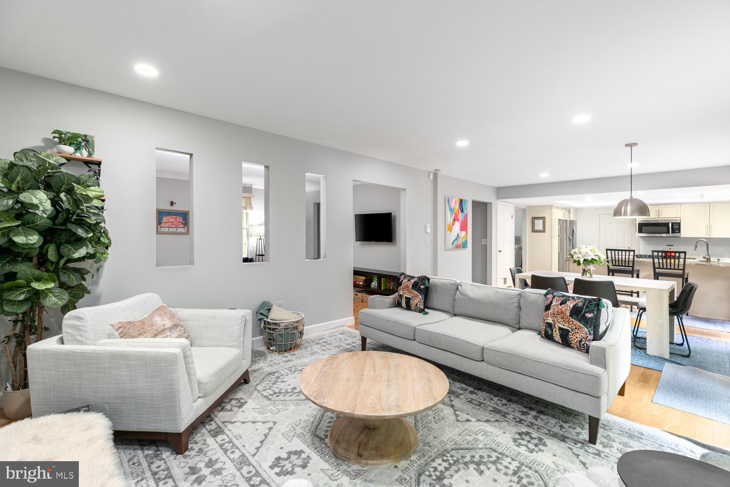 11603 Deer Forest Road Reston, VA 20194 - Photo 10 of 38 a living room with furniture and a potted plant