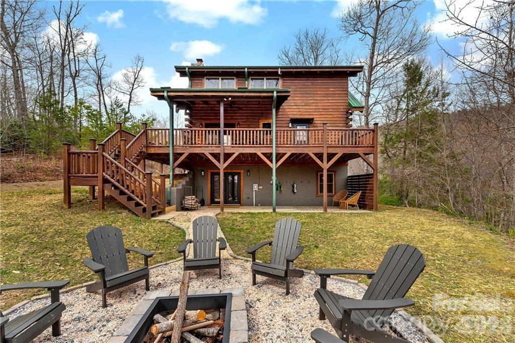 552 Lake Road Old Fort, NC 28762 - Photo 4 of 46 a front view of a house with outdoor seating