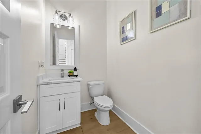 wooden floor in an empty room
