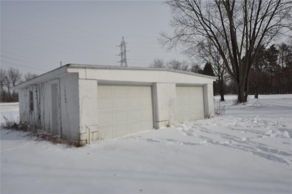 1845 Savannah Road New Castle, PA 16101 - Photo 18 of 21 Block detached garage is almost 700 SF. Roof does have some pitch to shed water. Garage floor is concrete.