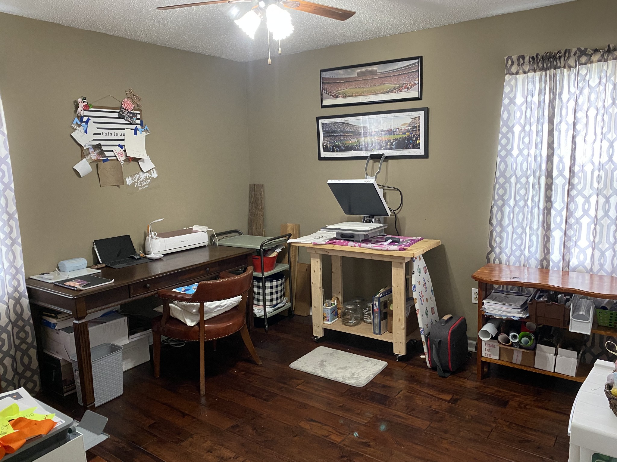 876 Barnette Road Minor Hill, TN 38473 - Photo 18 of 27 a bedroom with a bed and a desk