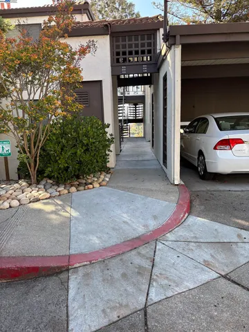a view of entryway door