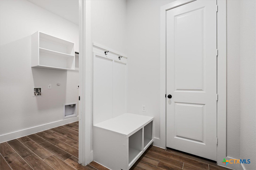412 Pin Cherry Pass San Marcos, TX 78666 - Photo 19 of 27 a view of kitchen and wooden floor