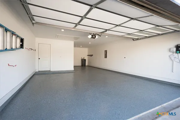 a view of a room with an empty space
