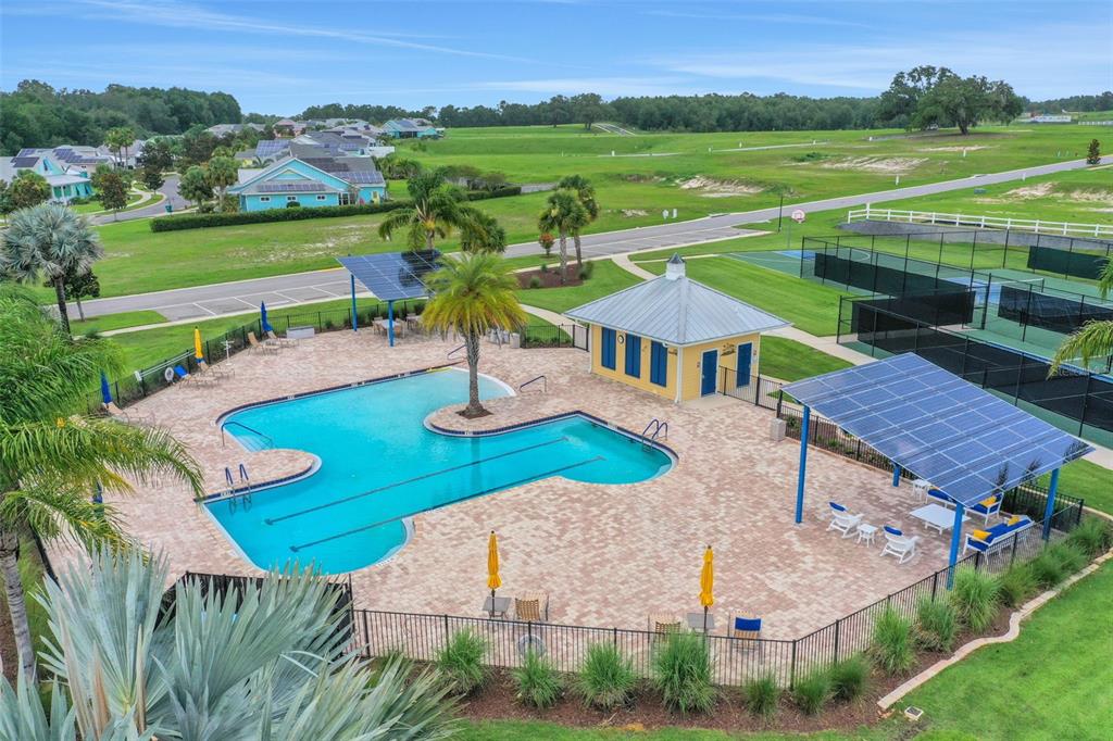 987 Fiesta Key Circle Lady Lake, FL 32159 - Photo 33 of 39 an aerial view of a house with outdoor space
