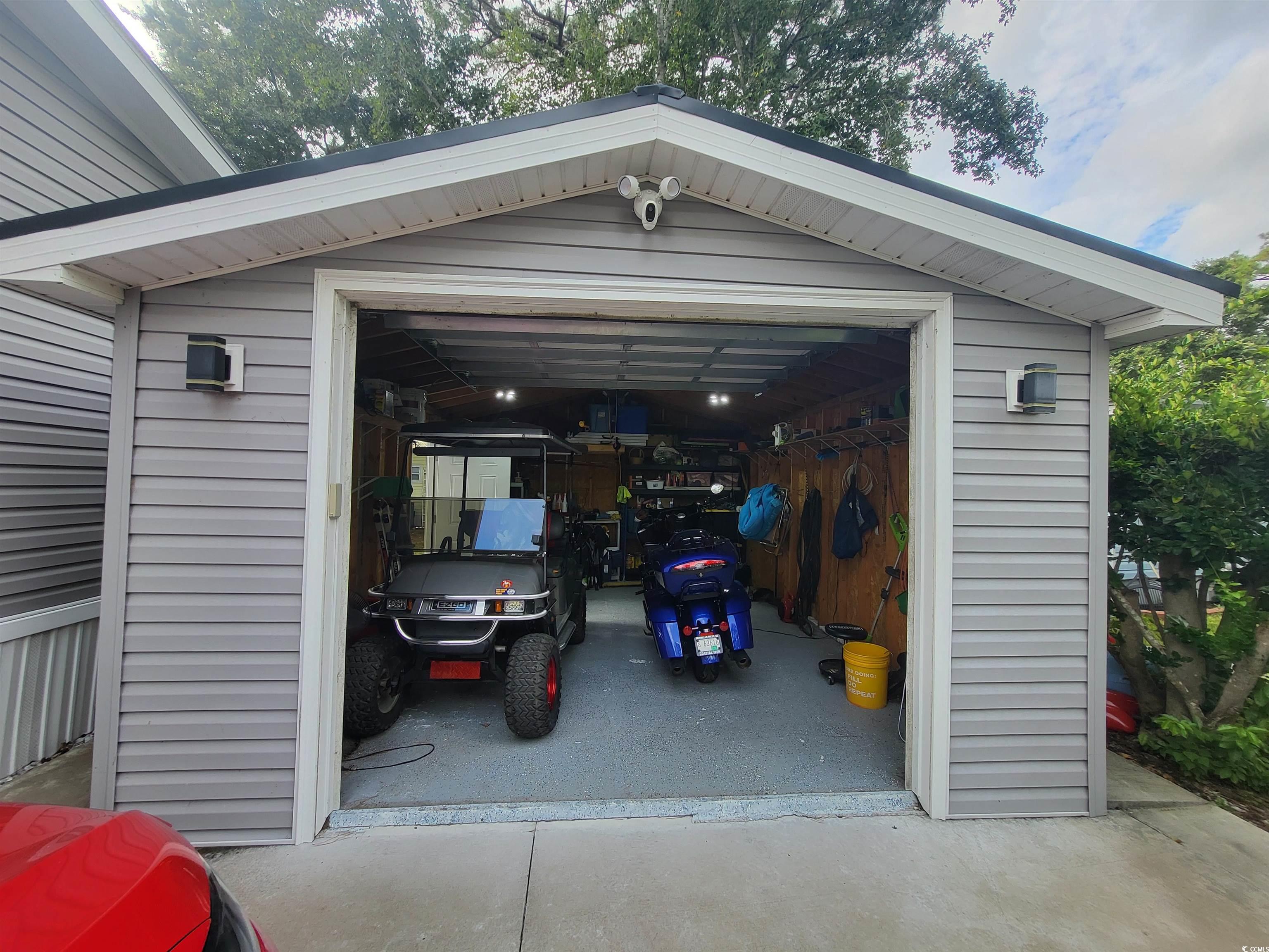 181 Offshore Drive Murrells Inlet, SC 29576 - Photo 3 of 28 View of garage