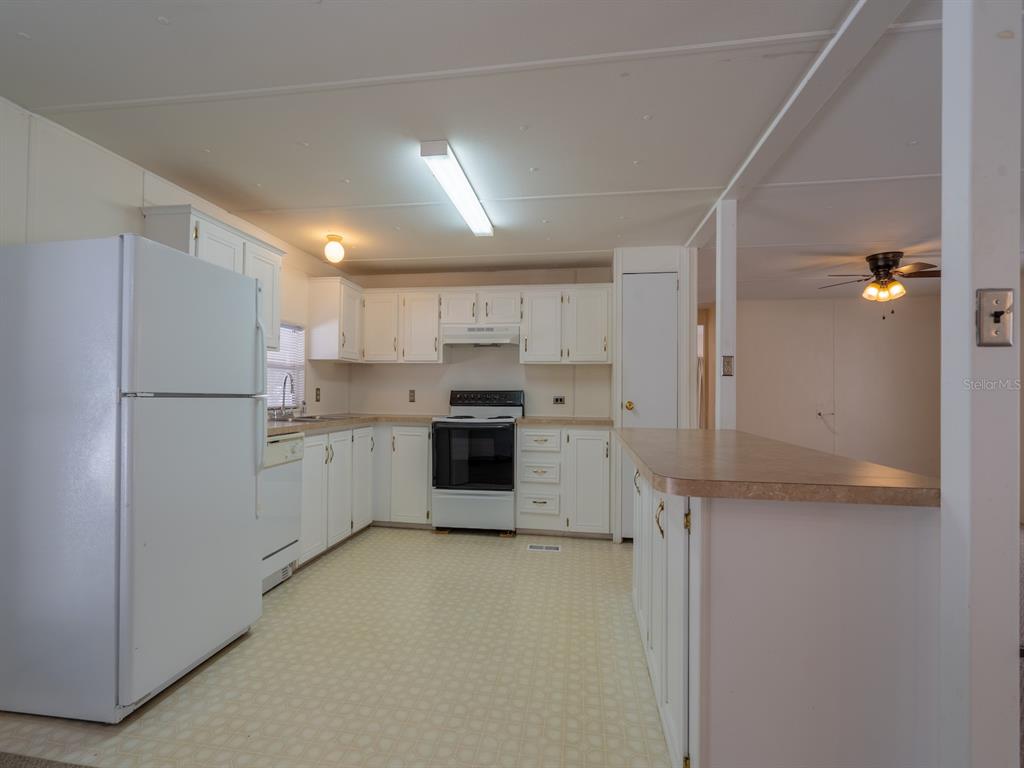 24797 Northeast 135th Street Salt Springs, FL 32134 - Photo 16 of 61 a kitchen with a refrigerator sink and cabinets