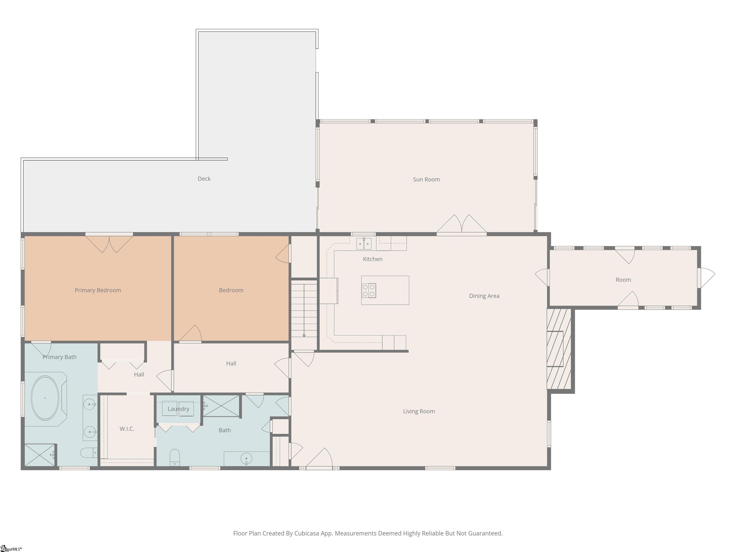 341 State Rd S-42-986 Chesnee, SC 29323 - Photo 35 of 37 Main level of home floor plan