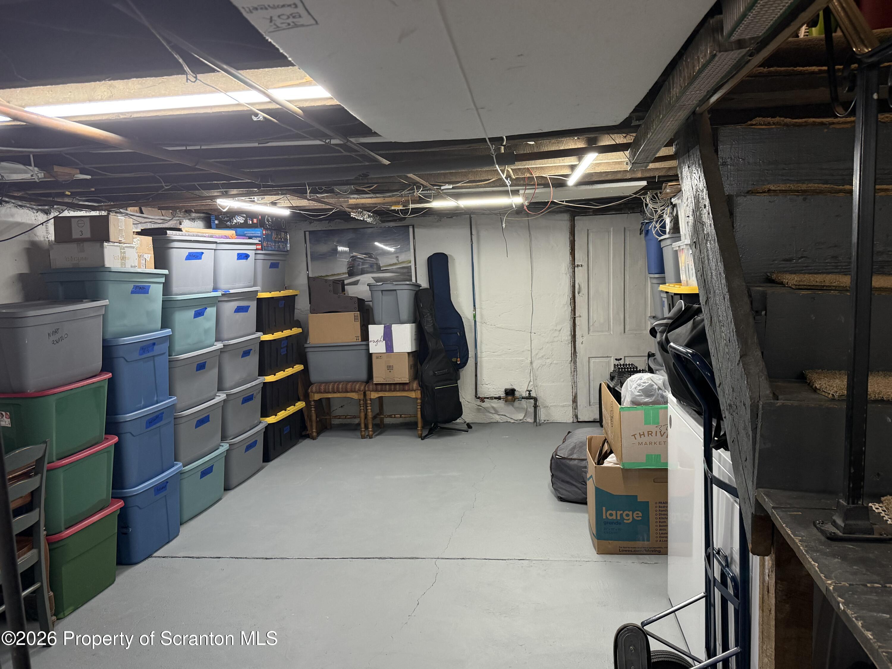 320 Haverly Street Throop, PA 18512 - Photo 25 of 27 a view of storage and utility room