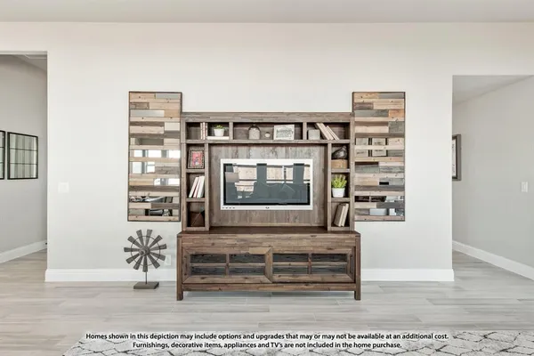 a view of wooden floor in a room