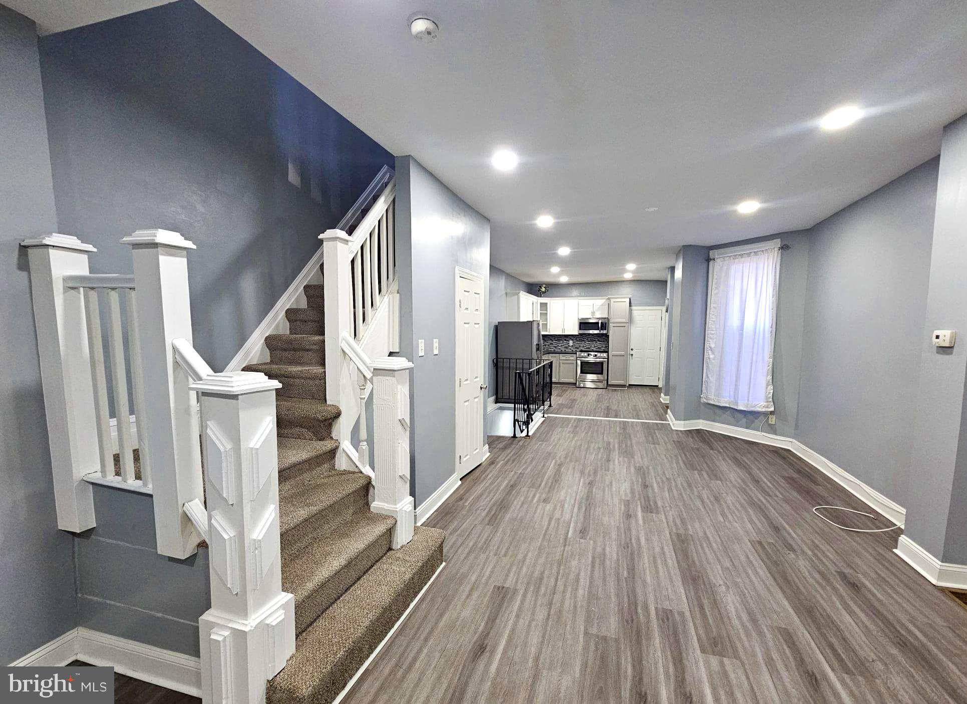 827 South 56th Street Philadelphia, PA 19143 - Photo 1 of 36 a view of entryway with wooden floor