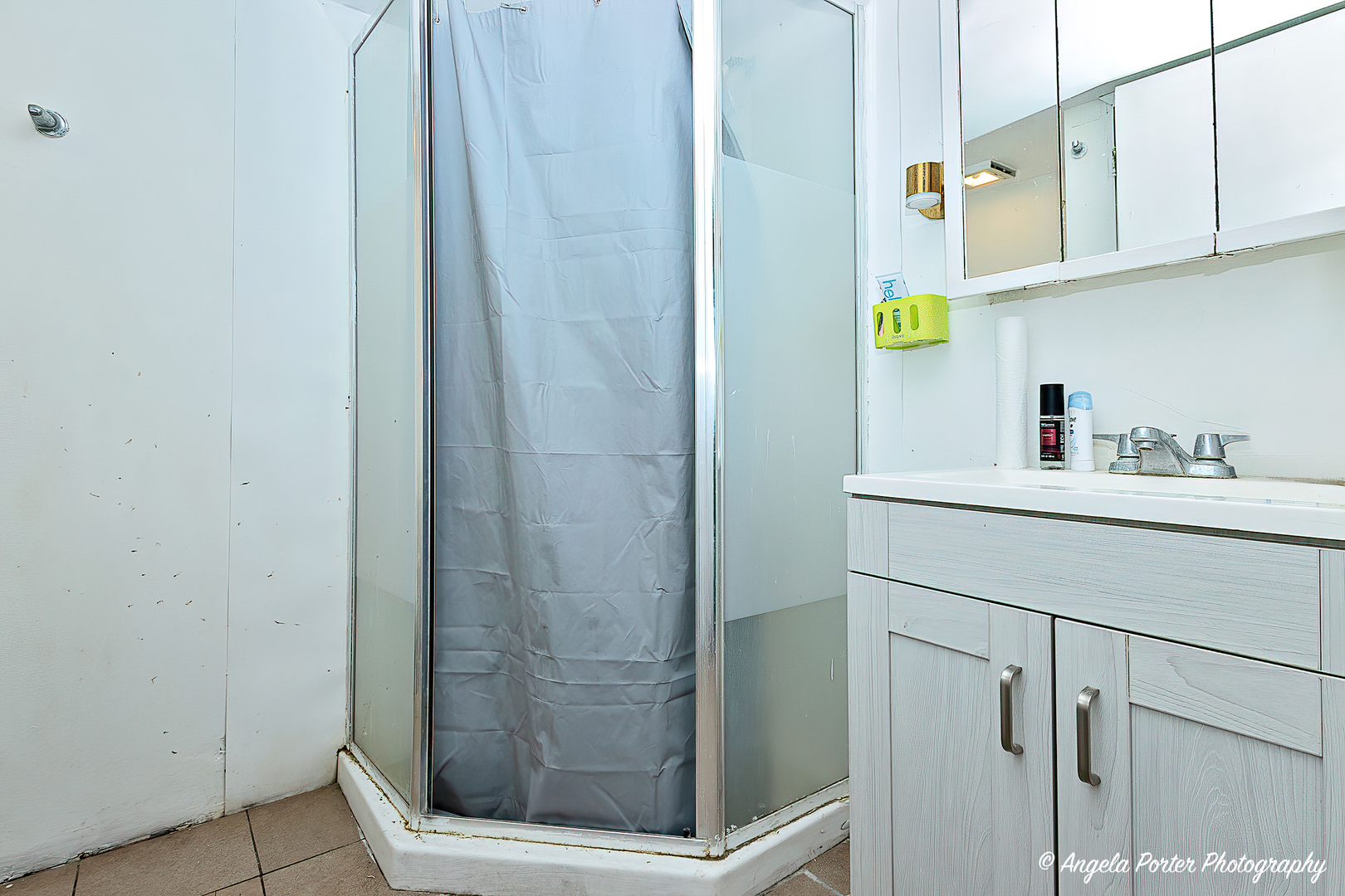 43 Lippincott Road Fox Lake, IL 60020 - Photo 19 of 31 a bathroom with a sink and a shower
