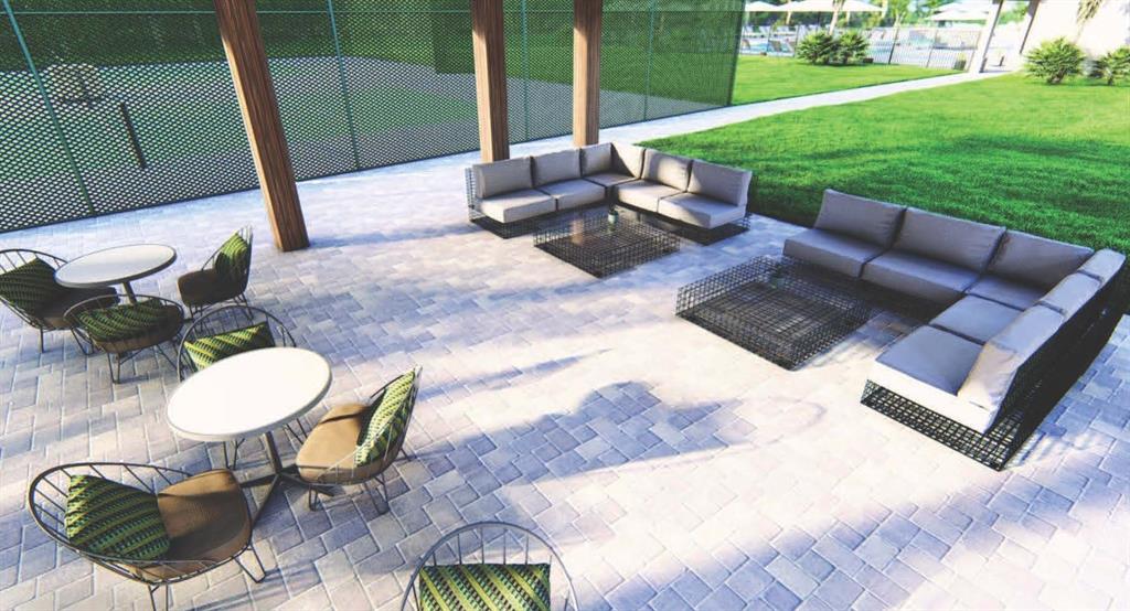 329 Fallbrook Drive Aledo, TX 76008 - Photo 29 of 33 a view of a chairs and backyard with a fountain