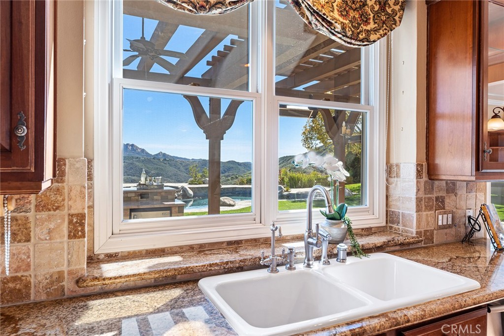 24920 Pso Del Rancho Calabasas, CA 91302 - Photo 14 of 58 Views from Kitchen Sink