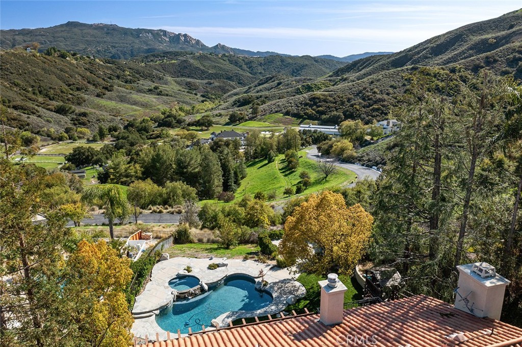 24920 Pso Del Rancho Calabasas, CA 91302 - Photo 54 of 58 Aerial of Backyard Views