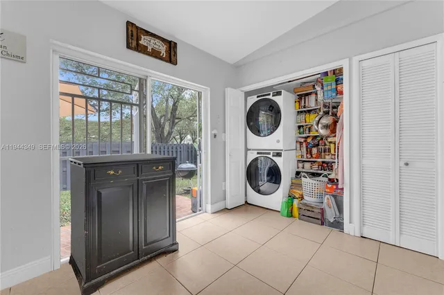 a view of a storage & utility room