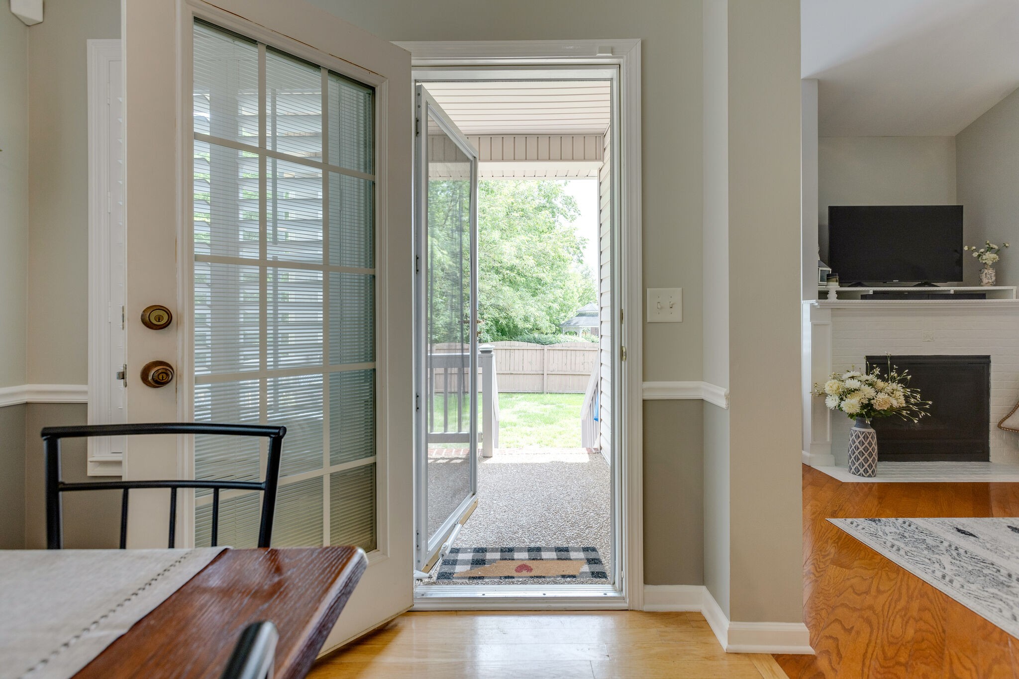 3133 Brimstead Drive Franklin, TN 37064 - Photo 27 of 32 a living room with furniture fireplace and flat screen tv