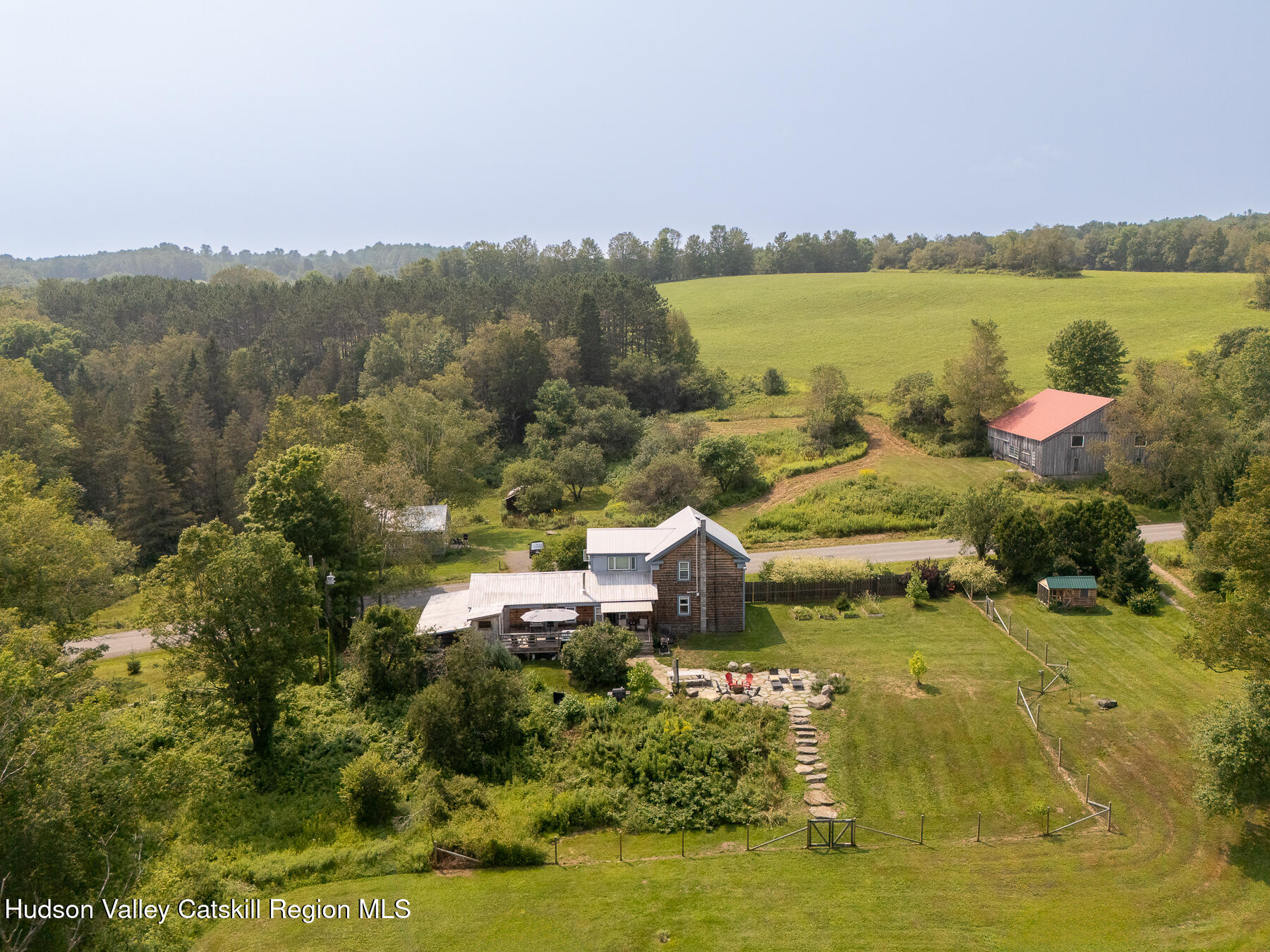 396 Austin Road Jefferson, NY 12093 - Photo 25 of 45 Copy of 27 Drone main house back and bar